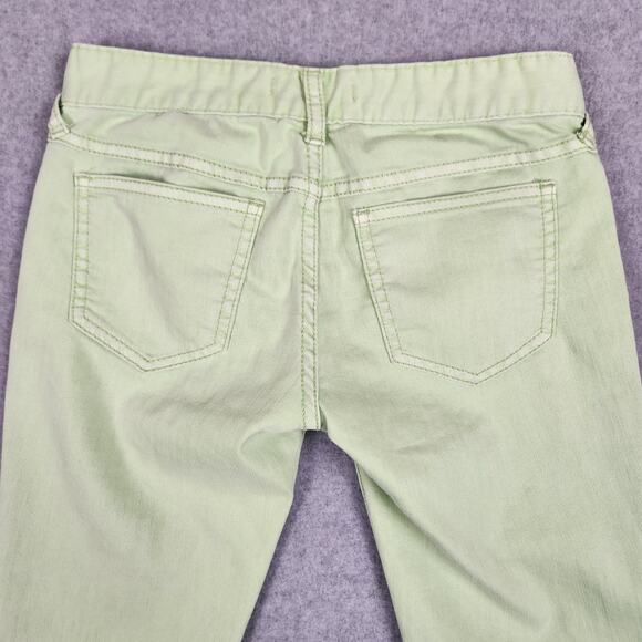 Free People Jeans Womens Size 25 Mint Green Zippered Ankle - Picture 9 of 16